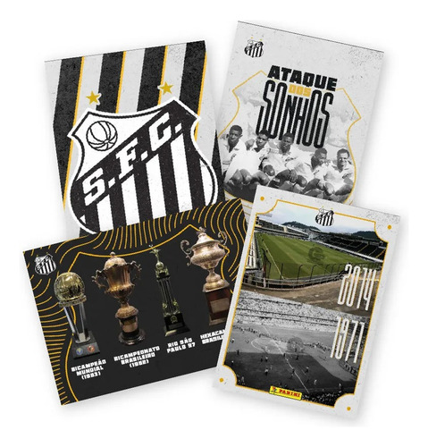 Tribute Card Set Santos 40 Cards + 1 Card Especial Rei Pelé