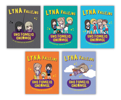 Pack Una Familia Anormal (5 Libros) - Lyna Vallejos