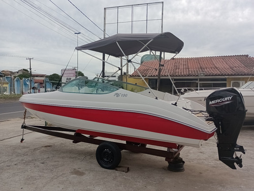 Lancha 19 Pés Rs 190 Com Motor Mercury 100 Hp 4 Tempos 2025