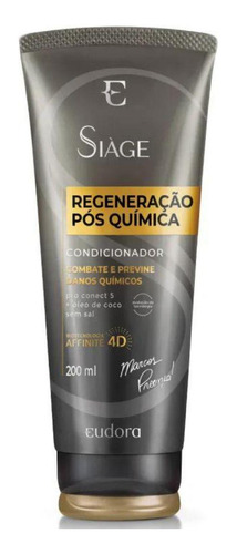 Shampoo + Condicionador Siage Eudora Regeneração Pós Química
