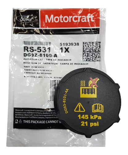 Tapon De Deposito De Anticongelante Fiesta Focus Transit 150