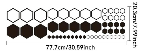 Calcomanía Hexagonal Para Auto Calcomanía Para Auto En Forma