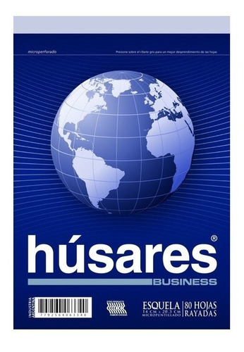 Imagen 1 de 1 de Block Husares A5 Esquela Rayado