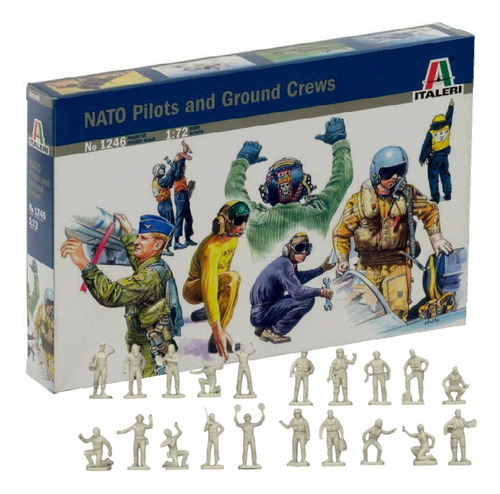 Nato Pilots And Ground Crews - 1/72 - Italeri 1246 - 48 Fig.