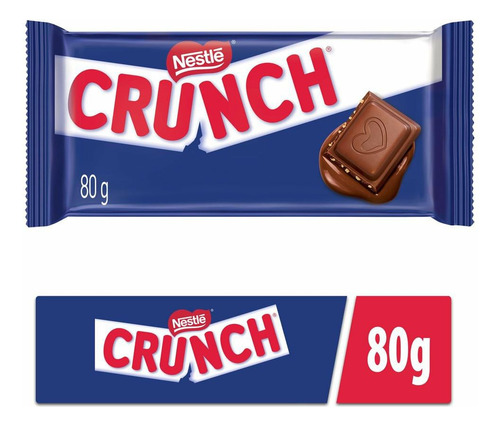 2x Nestlé Tablete Chocolate Crunch 1 X 80 G