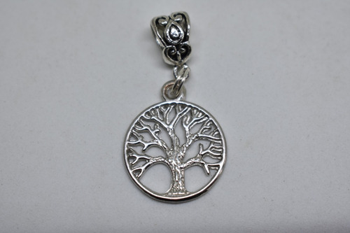 Imagen 4 de 4 de Dije Arbol De La Vida En Plata Tibetana