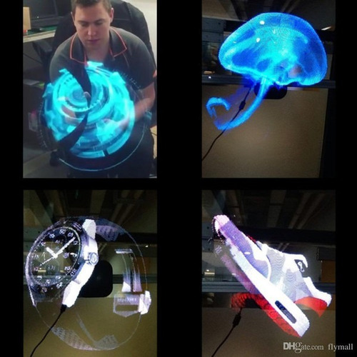 Ventilador De Hologramas 3d Publicidad Para Tu Negocio (120)