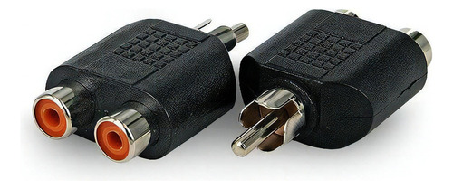 Adaptador 1 Rca Pra 2 Rca - Adaptador 1 Rca Pra 2 Rca