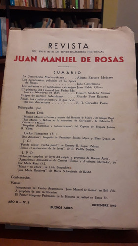 Revista N° 6 Instituto Juan Manuel De Rosas