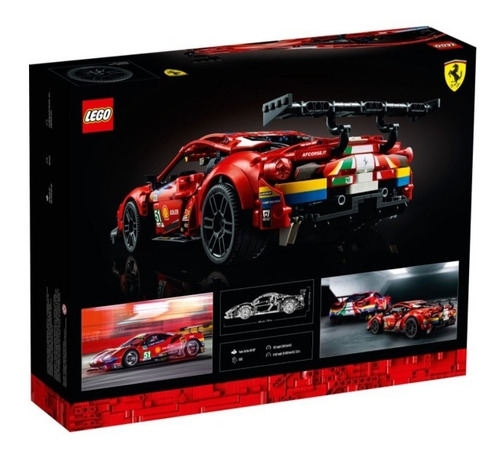 Imagen 7 de 7 de Lego Ferrari Technic 488 Gte Af Corse #51 Entrega Inmediata