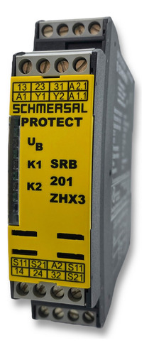 Relé Segurança Nr12 Bimanual Srb 201 Zhx3 Schmersal 13623703