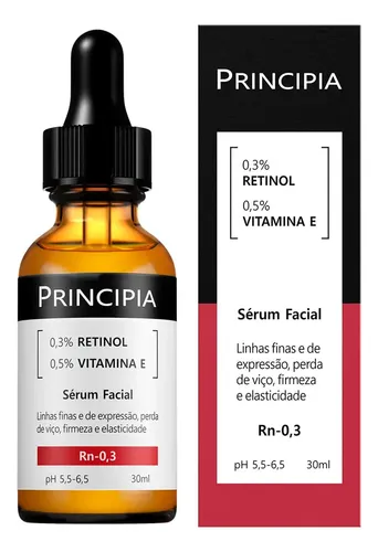 Principia Sérum Retinol 0,3% + Vitamina E - Rn-0,3 Original Todo Tipo De Pele