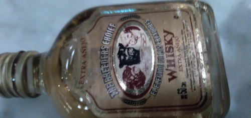 Botella Botellita De Whisky The Breeders Choice. Legendaria. (Usado)