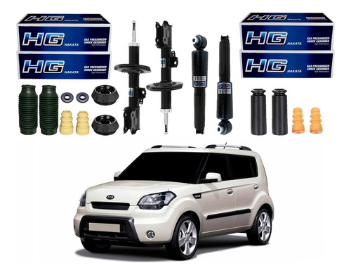 Kit Amortecedor Dianteiro Traseiro Kia Soul 1.6 2009 A 2011