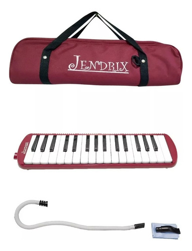 Melodica De 32 Teclas Estuche De Tela Suave Colores