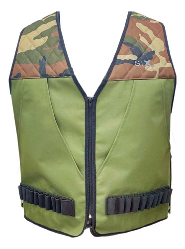 Chaleco De Caza Stx Basic Camuflado Con Cierre Outdoor