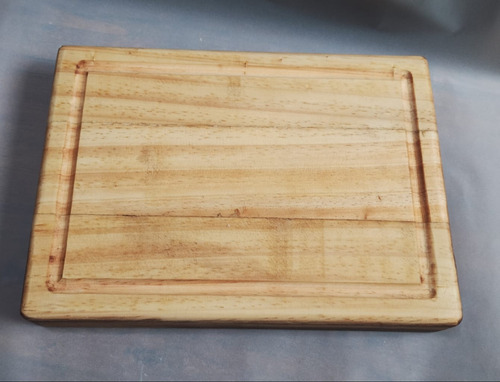 Tabla Picar Rustica Madera Para Picnic Campo Acampar