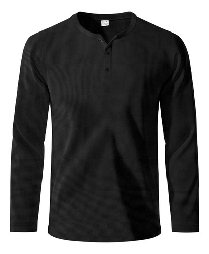 Polera Básica Para Hombre, Estilo Gofre Casual, Polera Henry