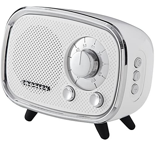 Crosley Cr3039a-wh Rondo - Altavoz Bluetooth Recargable Port