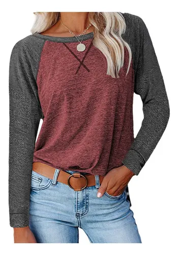 Poleras de beisbol mujer sale