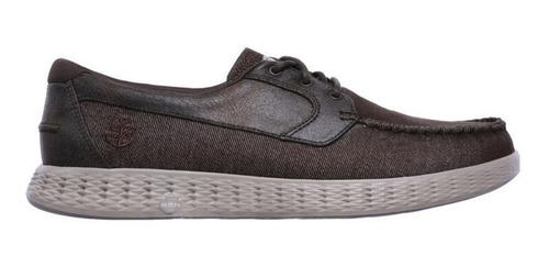 Imagen 3 de 6 de Tenis Skechers On The Go- Glide Chocolate Hombre 53770x/choc