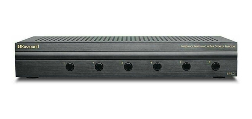 Rossound Selector De De Bocinas Para 6 Zonas