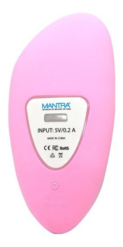 Masajeador Cepillo Limpieza Facial Mantra Silicone 2 Pink