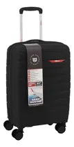 Comprar Valija Carry On Wilson De Viaje Para Cabina Maleta Equipaje Avión 20 Pulgadas Rígida Ruedas 360° Color Negro