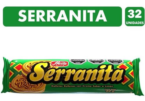 Galletas Serranitas Fruna X32 (caja Con 32 Paquetes)