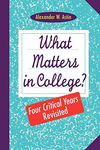 What Matters In College,four Critical Years Revisited (en In