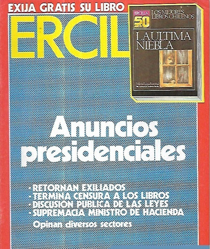 Revista Ercilla 2499 / 28 Junio 1983 / Anuncio Presidencial