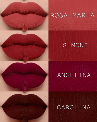 Imagem 3 de 3 de Batom Líquido Red Rose Rosa Maria - Bruna Tavares