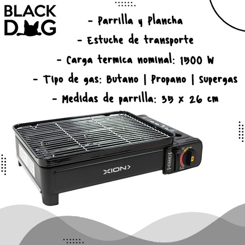 Barbacoa A Gas Xi-bbqg18 Xion Portable 5kw 1500w Parrilla
