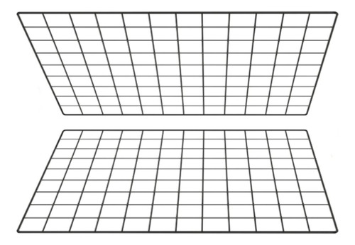 Rejilla Organizador Panel Exhibidor 95x60 En 2 Colores
