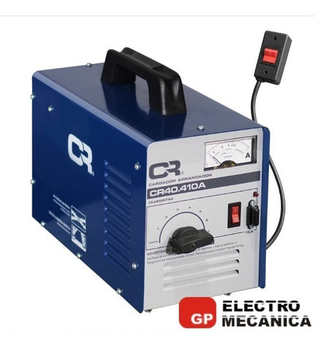 Imagen 2 de 8 de Cargador Arrancador De Bateria Cr 40-410a Arranque Remoto