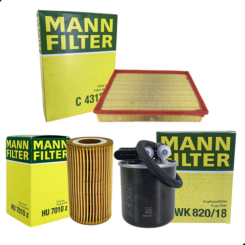 Kit Filtro Sprinter Nova 2012/... 311 415 515 - Mann