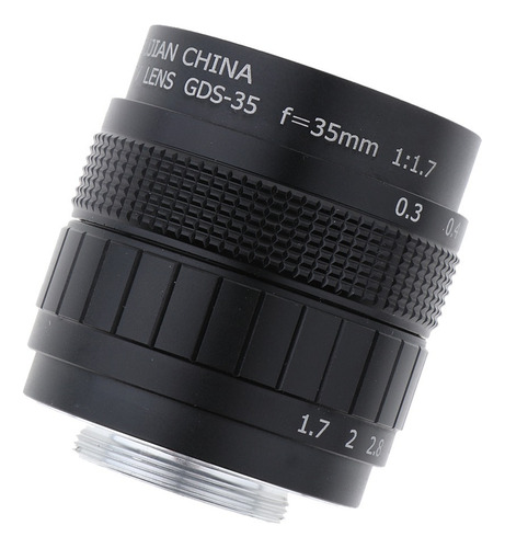 Li Câmera Digital 35mm Lente Cctv Com Anel Acessório