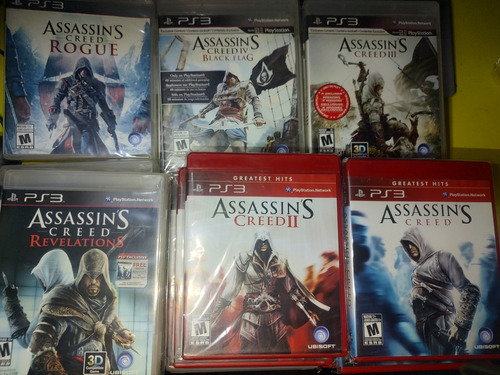 Ps3 Assassins Creed 1 - 2 - 3 - 4