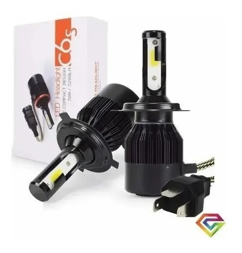 Ampolletas Focos Para Auto Led C6s 8000lm H4 