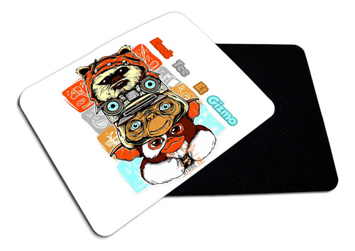 Mouse Pad, Tee, Gizmo, Et, Ewok, Iconos Clasicos, 21x17cm