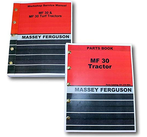 Massey Ferguson Mf 30 Tractor Industrial Servicio Parte