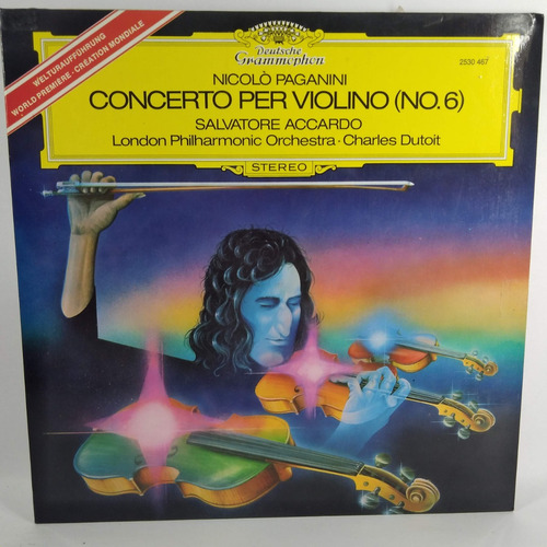 Lp Salvatore  Accardo Paganini Concerto Per Violino N. 6 