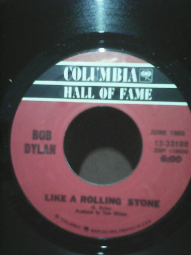 Bob Dylan. Like A Rolling Stone. Sencillo 45 Rpm.