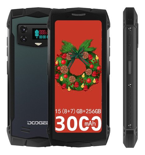 Doogee S Mini Rugged Smartphone Dual Sim 8gb + 256gb 3000mah Celular 4g Teléfono Móvil Black