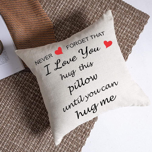 Anrkets Twa -sidting Impresión Amante De La Almohada Te Amo