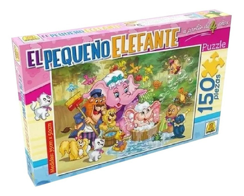 Puzzle Implas 150 Piezas El Pequeño Elefante