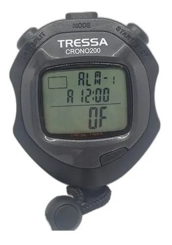 Imagen 4 de 5 de Cronometro Tressa Ampolleta De Mano 200 Laps Hora Alarma
