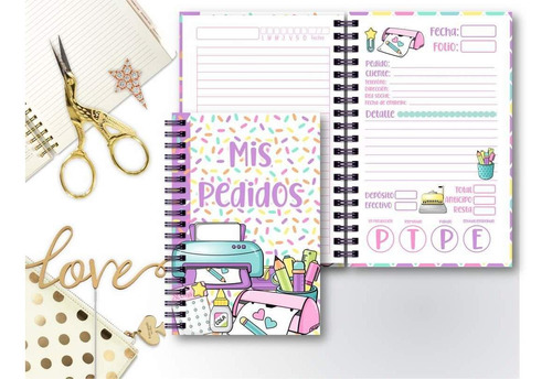 Agenda Imprimible Mis Pedidos 