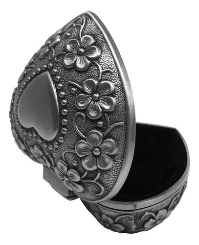 Asd Joyero Clásico Vintage Con Forma De Corazón, Anillo,