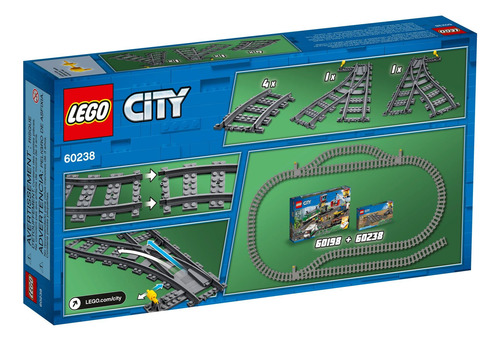 Lego City Trains Switch Tracks 60238 Para Mayores De 5 Años